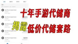 十年手遊代儲商揭露低價代儲行業內幕！-阿木的笔记